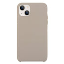For iPhone 13 Solid Silicone Phone Case(Pebble)