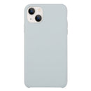For iPhone 13 Solid Silicone Phone Case(Blue Grey)
