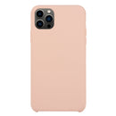 For iPhone 13 Pro Solid Silicone Phone Case (Sand Pink)