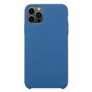 For iPhone 13 Pro Solid Silicone Phone Case (Sea Blue)