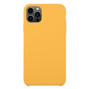 For iPhone 13 Pro Max Solid Silicone Phone Case (Gold)