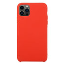 For iPhone 13 Pro Max Solid Silicone Phone Case (China Red)