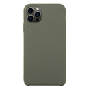For iPhone 13 Pro Max Solid Silicone Phone Case (Olive Green)