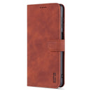 For Samsung Galaxy A13 5G AZNS Skin Feel Calf Texture Horizontal Flip Leather Phone Case(Brown)