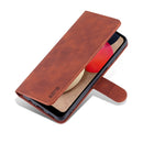 For Samsung Galaxy A13 5G AZNS Skin Feel Calf Texture Horizontal Flip Leather Phone Case(Brown)