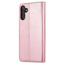 For Samsung Galaxy A13 5G AZNS Skin Feel Calf Texture Horizontal Flip Leather Phone Case(Rose Gold)