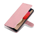 For Samsung Galaxy A13 5G AZNS Skin Feel Calf Texture Horizontal Flip Leather Phone Case(Rose Gold)