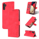 For Samsung Galaxy A13 5G AZNS Skin Feel Calf Texture Horizontal Flip Leather Phone Case(Red)