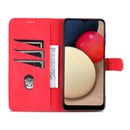 For Samsung Galaxy A13 5G AZNS Skin Feel Calf Texture Horizontal Flip Leather Phone Case(Red)