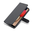 For Samsung Galaxy A13 5G AZNS Skin Feel Calf Texture Horizontal Flip Leather Phone Case(Black)
