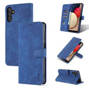 For Samsung Galaxy A13 5G AZNS Skin Feel Calf Texture Horizontal Flip Leather Phone Case(Blue)