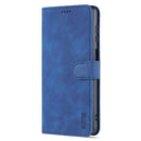 For Samsung Galaxy A13 5G AZNS Skin Feel Calf Texture Horizontal Flip Leather Phone Case(Blue)