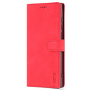 For Samsung Galaxy S22 Ultra 5G AZNS Skin Feel Calf Texture Horizontal Flip Leather Phone Case(Red)