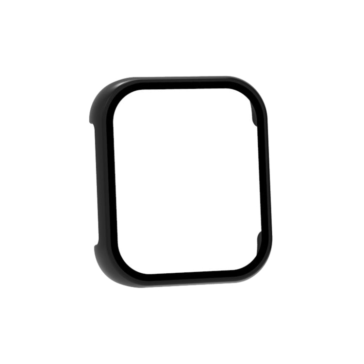 For OPPO Watch 2 42mm PC + Tempered Glass Watch Protective Case(Black)