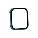 For OPPO Watch 2 42mm PC + Tempered Glass Watch Protective Case(Pine Needle Green)