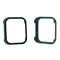 For OPPO Watch 2 42mm PC + Tempered Glass Watch Protective Case(Pine Needle Green)