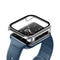 For OPPO Watch 2 42mm PC + Tempered Glass Watch Protective Case(Ink Blue)