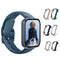 For OPPO Watch 2 42mm PC + Tempered Glass Watch Protective Case(Black)