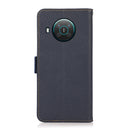 For Nokia X10 / X20 KHAZNEH Side-Magnetic Litchi Genuine Leather RFID Phone Case(Blue)