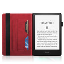For Amazon Kindle Paperwhite 5 2021 Life Tree Series Leather Tablet Case(Red)