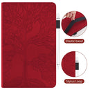 For Amazon Kindle Paperwhite 5 2021 Life Tree Series Leather Tablet Case(Red)