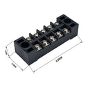 A4001 5 in 1 TB-1505 15A Double Row 5-position Fixed Power Screw Terminal
