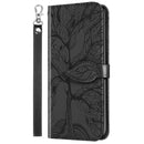 For Samsung Galaxy A53 5G Life of Tree Embossing Leather Phone Case(Black)