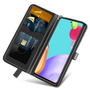 For Samsung Galaxy A53 5G Life of Tree Embossing Leather Phone Case(Black)