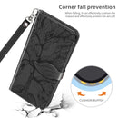 For Samsung Galaxy A53 5G Life of Tree Embossing Leather Phone Case(Black)