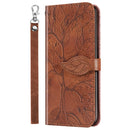 For Samsung Galaxy A53 5G Life of Tree Embossing Leather Phone Case(Brown)