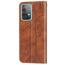 For Samsung Galaxy A53 5G Life of Tree Embossing Leather Phone Case(Brown)