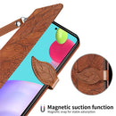 For Samsung Galaxy A53 5G Life of Tree Embossing Leather Phone Case(Brown)
