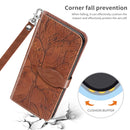 For Samsung Galaxy A53 5G Life of Tree Embossing Leather Phone Case(Brown)