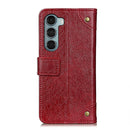 For Motorola Moto G200 5G/Edge S30 5G Copper Buckle Nappa Texture Horizontal Flip Leather Case(Wine Red)