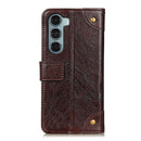 For Motorola Moto G200 5G/Edge S30 5G Copper Buckle Nappa Texture Horizontal Flip Leather Case(Coffee)