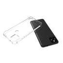 For Google Pixel 5a 5G Shockproof Non-slip Thickening TPU Phone Case(Transparent)