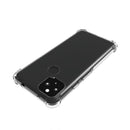 For Google Pixel 5a 5G Shockproof Non-slip Thickening TPU Phone Case(Transparent)