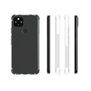 For Google Pixel 5a 5G Shockproof Non-slip Thickening TPU Phone Case(Transparent)