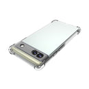 For Google Pixel 6a Shockproof Non-slip Thickening TPU Phone Case(Transparent)