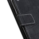 For Motorola Moto G200 5G/Edge S30 5G Magnetic Crocodile Texture Horizontal Flip Leather Phone Case(Black)