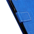 For Motorola Moto G200 5G/Edge S30 5G Magnetic Crocodile Texture Horizontal Flip Leather Phone Case(Blue)
