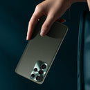 For Samsung Galaxy S22 Ultra 5G Plain Skin Leather Phone Case(Cyan)