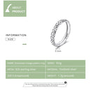 S925 Sterling Silver Retro Embossed Flower Texture Women Ring, Size:6