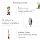 S925 Sterling Silver Bib Boy Pendant DIY Bracelet Necklace Accessories