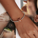 S925 Sterling Silver Sweetheart Big Orange Cat Beads DIY Bracelet Necklace Accessories