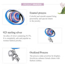 S925 Sterling Silver Planet Astronaut Beads DIY Bracelet Necklace Accessories