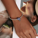 S925 Sterling Silver Planet Astronaut Beads DIY Bracelet Necklace Accessories