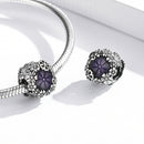 S925 Sterling Silver Retro Flower Beads DIY Bracelet Necklace Accessories