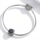 S925 Sterling Silver Retro Flower Beads DIY Bracelet Necklace Accessories