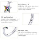 S925 Sterling Silver Star Women Open Ring